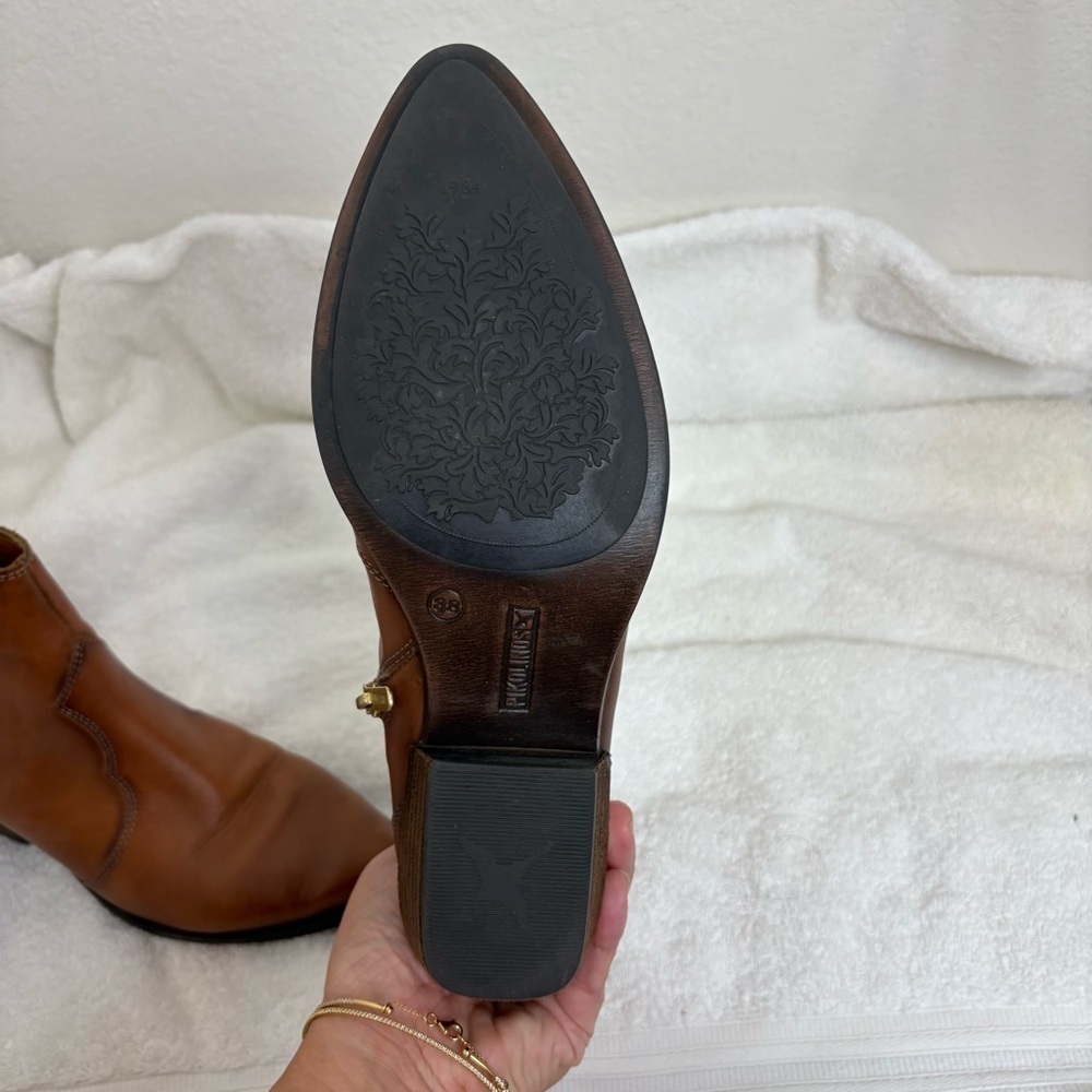 Picolino: women’s Brown Leather Ankle Boots - Picture 9 of 10